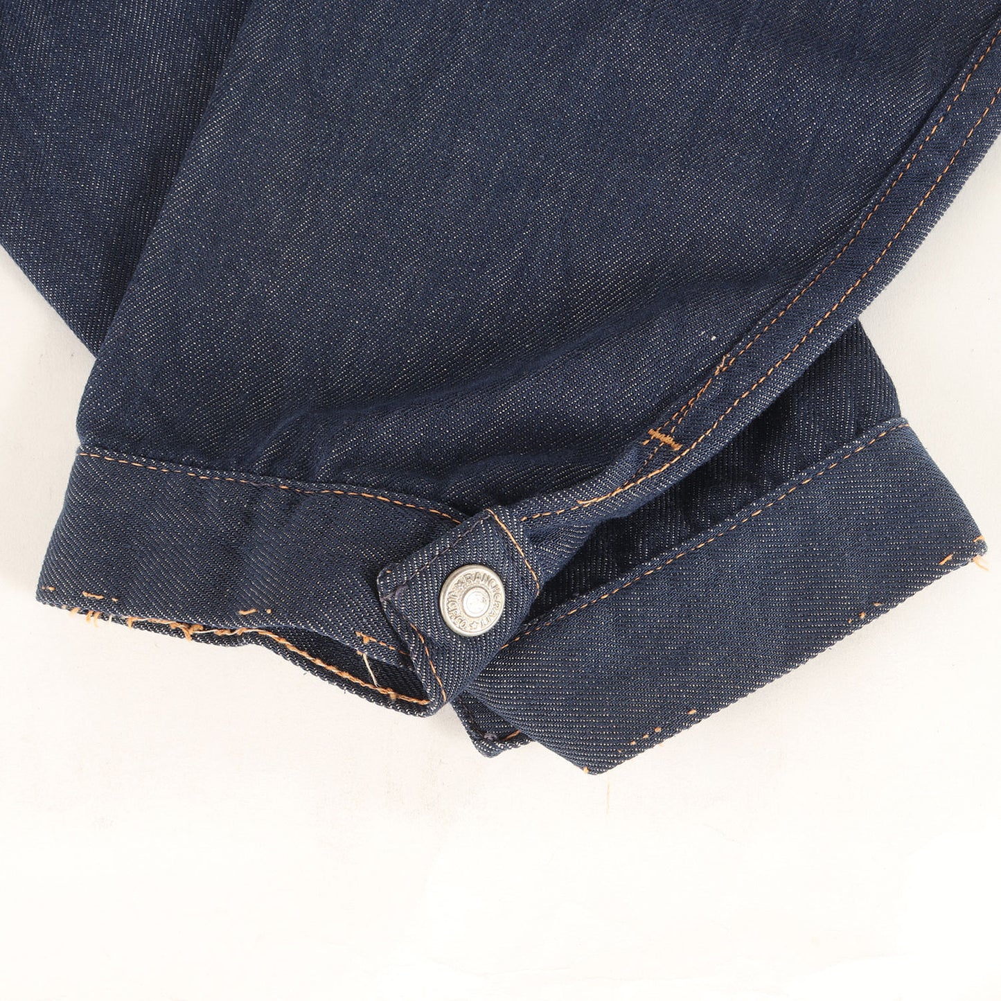 [濃紺 短丈ボックス] 70s バットダイ デニムジャケット J.C.Penney RANCH CRAFT