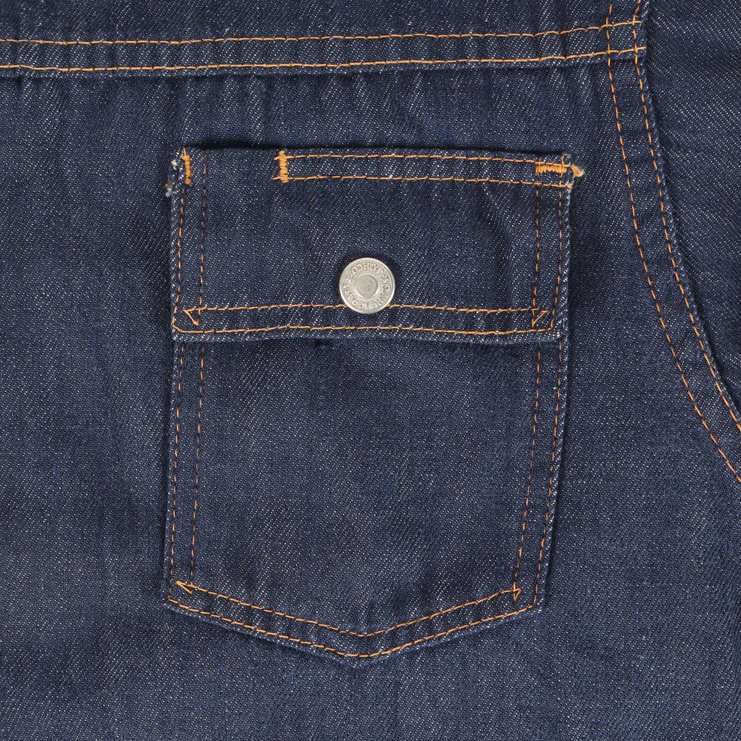 [濃紺 短丈ボックス] 70s バットダイ デニムジャケット J.C.Penney RANCH CRAFT