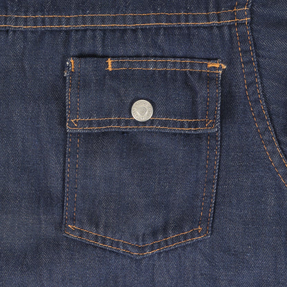 [濃紺 短丈ボックス] 70s バットダイ デニムジャケット J.C.Penney RANCH CRAFT