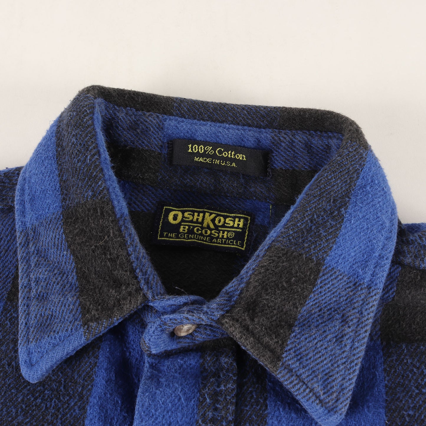 [好配色] 90s バッファローチェック フランネルシャツ / USA製 Osh Kosh オシュコシュ