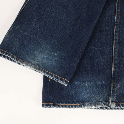 [オリゾンティ期] 90s 501XXタイプ 革パッチ ボタンフライ デニムパンツ