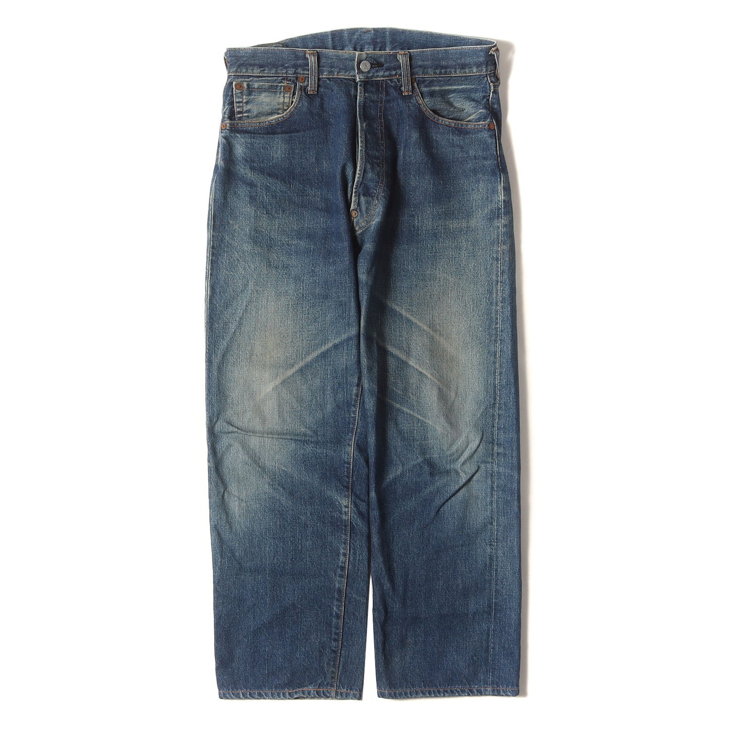 [初期 牛パッチ] 90s 2501 牛パッチ アーキュエイトステッチ デニムパンツ
