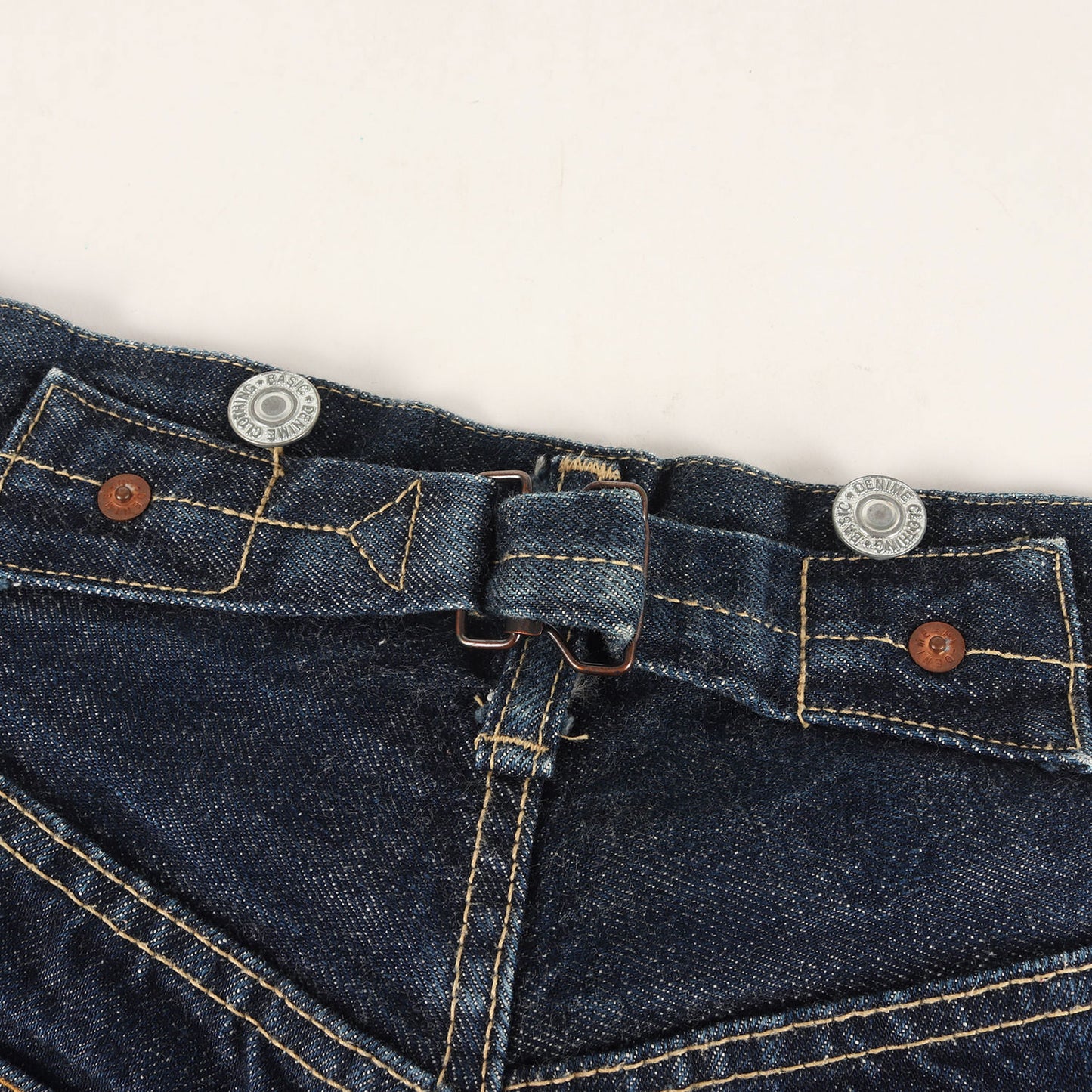 [オリゾンティ期] 90s 1937年 501XXタイプ シンチバック付き ボタンフライ デニムパンツ