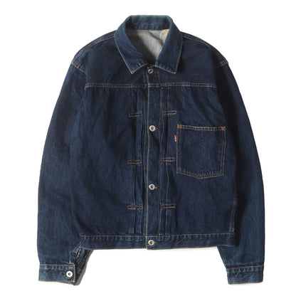 [濃紺 初期M品番] 90s 1st 大戦モデル 月桂樹ボタン デニムジャケット M11026H