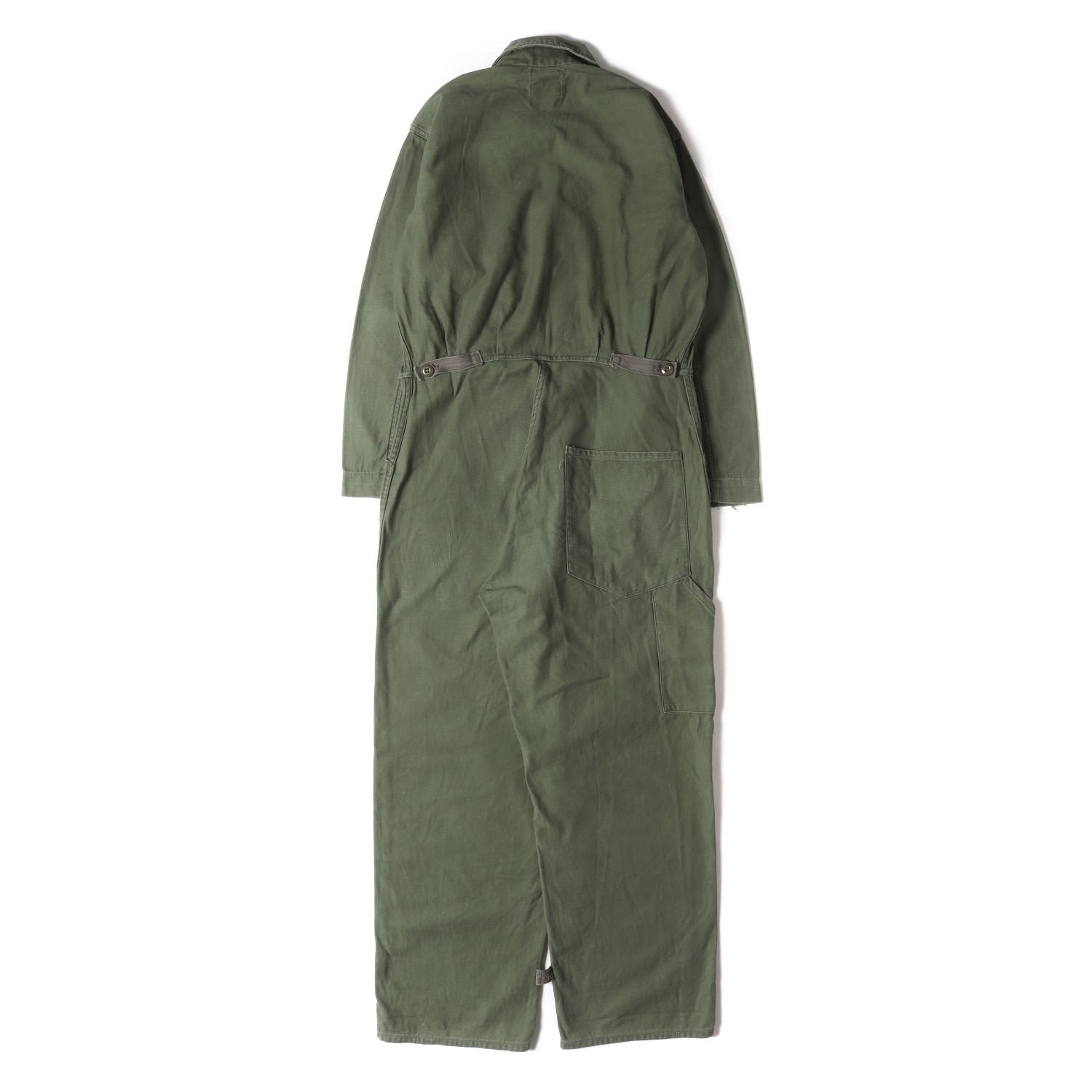 80s 米軍実物 U.S.ARMY コットンサテン カバーオール / オールインワン