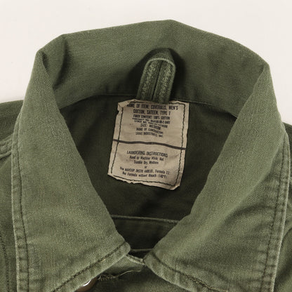 80s 米軍実物 U.S.ARMY コットンサテン カバーオール / オールインワン ツナギ