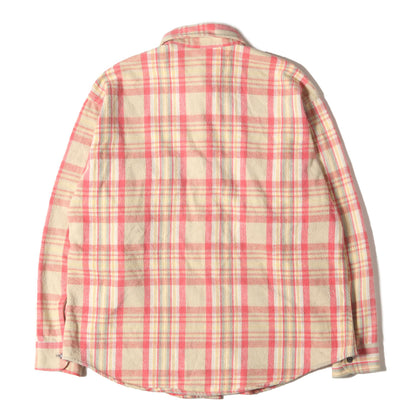 [好配色] 80s - 90s ヘビー チェック フランネルシャツ / USA製 Prentiss プレンティス