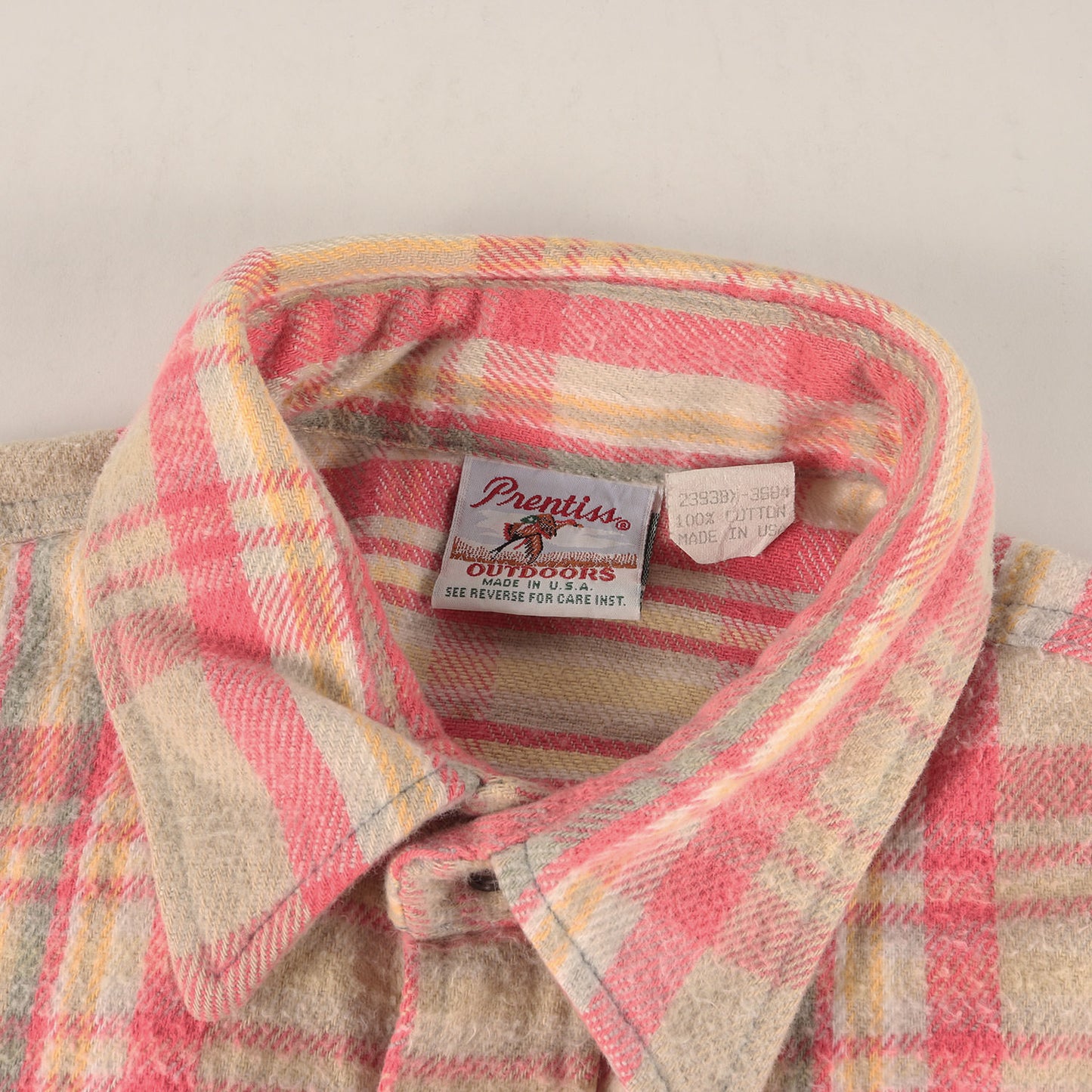 [好配色] 80s - 90s ヘビー チェック フランネルシャツ / USA製 Prentiss プレンティス