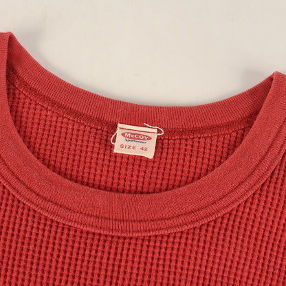 クルーネック サーマル ロングスリーブTシャツ