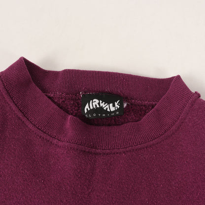 90s 両面 ロゴプリント クルーネック スウェット USA製