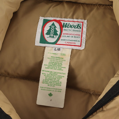 90s 75/25クロス ダウンベスト / カナダ製 Woods ウッズ
