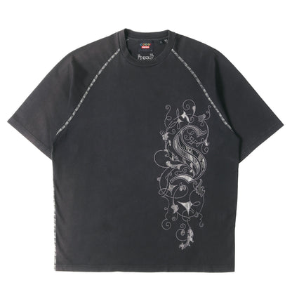 23SS ×COOGI グラフィック刺繍 ラグラン Tシャツ(Raglan S/S Top)