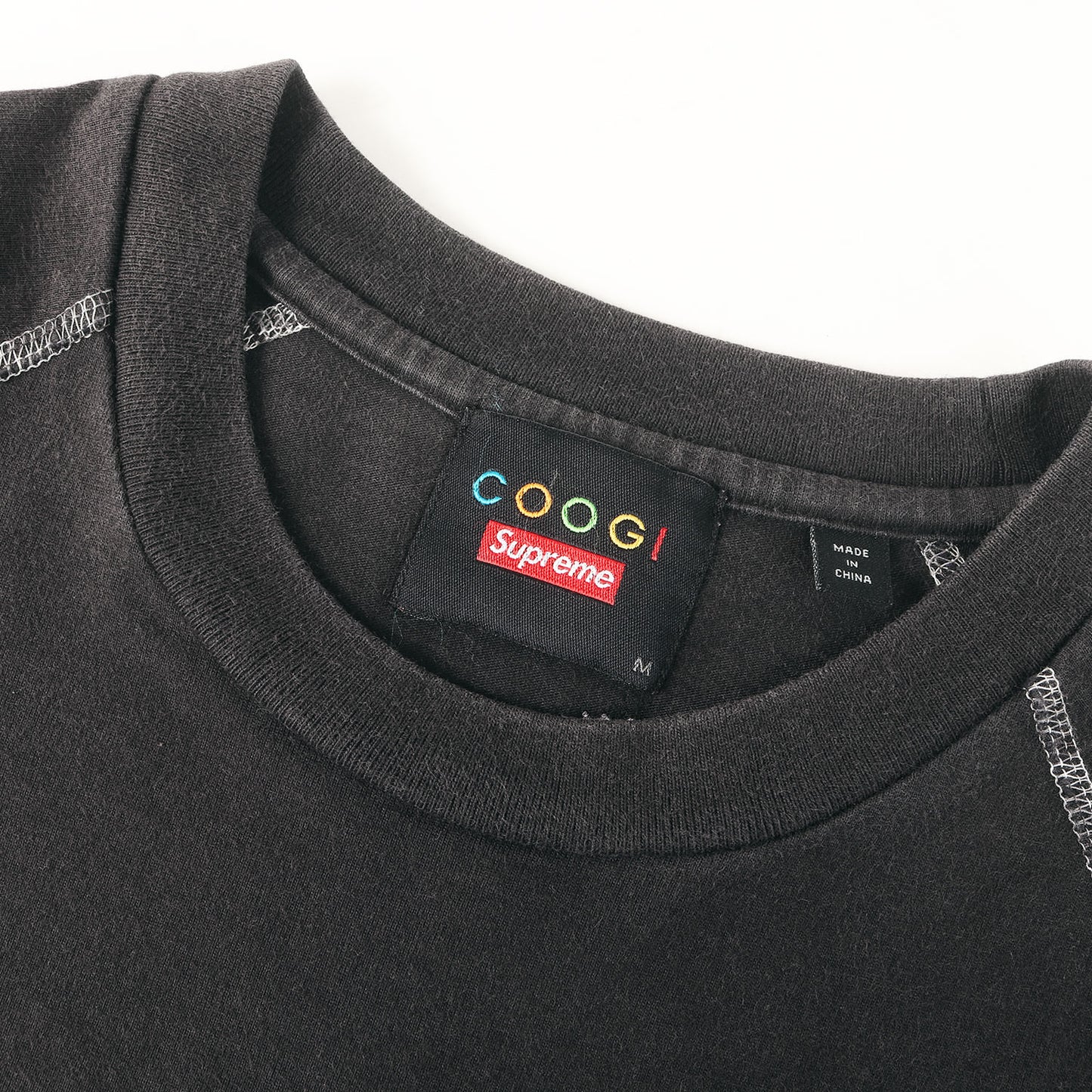 23SS ×COOGI グラフィック刺繍 ラグラン Tシャツ(Raglan S/S Top)