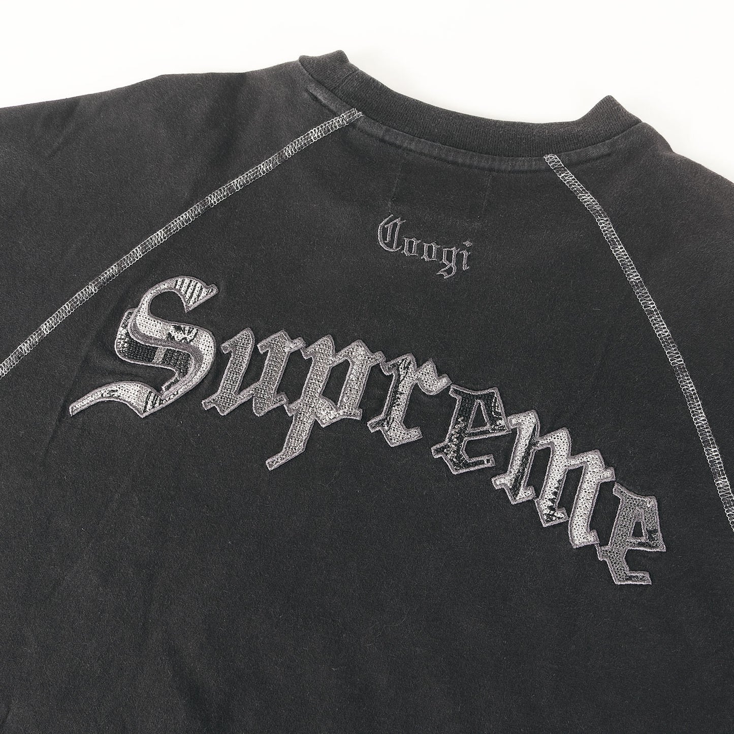 23SS ×COOGI グラフィック刺繍 ラグラン Tシャツ(Raglan S/S Top)