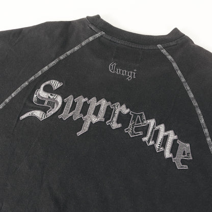 23SS ×COOGI グラフィック刺繍 ラグラン Tシャツ(Raglan S/S Top)