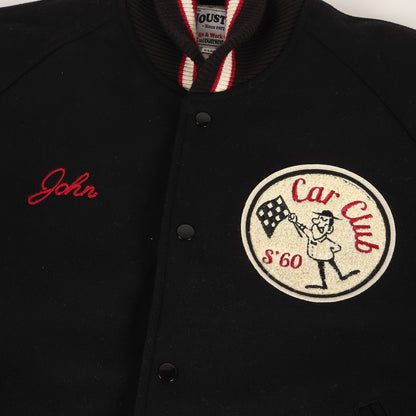 ワッペン付き メルトンウール カーコート (MELTON CAR COAT)