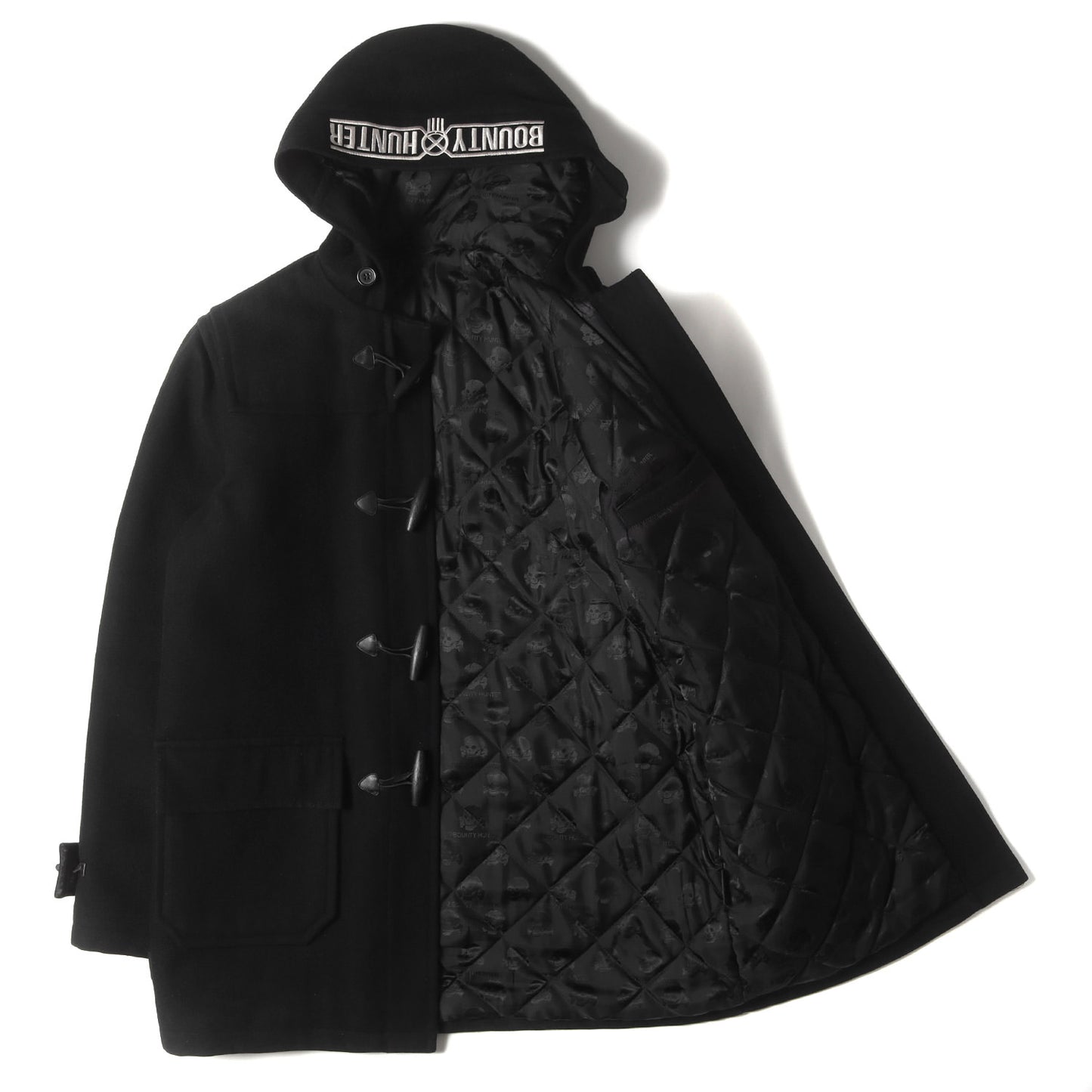 フードロゴ メルトンウール ダッフルコート