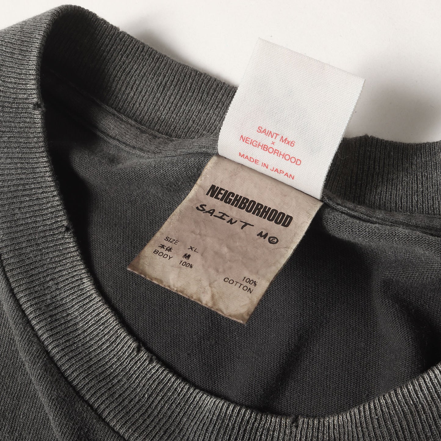 25SS ×NEIGHBORHOOD ヴィンテージ加工 ロングスリーブ Tシャツ(LS Tee _Sthd.Speedkills)