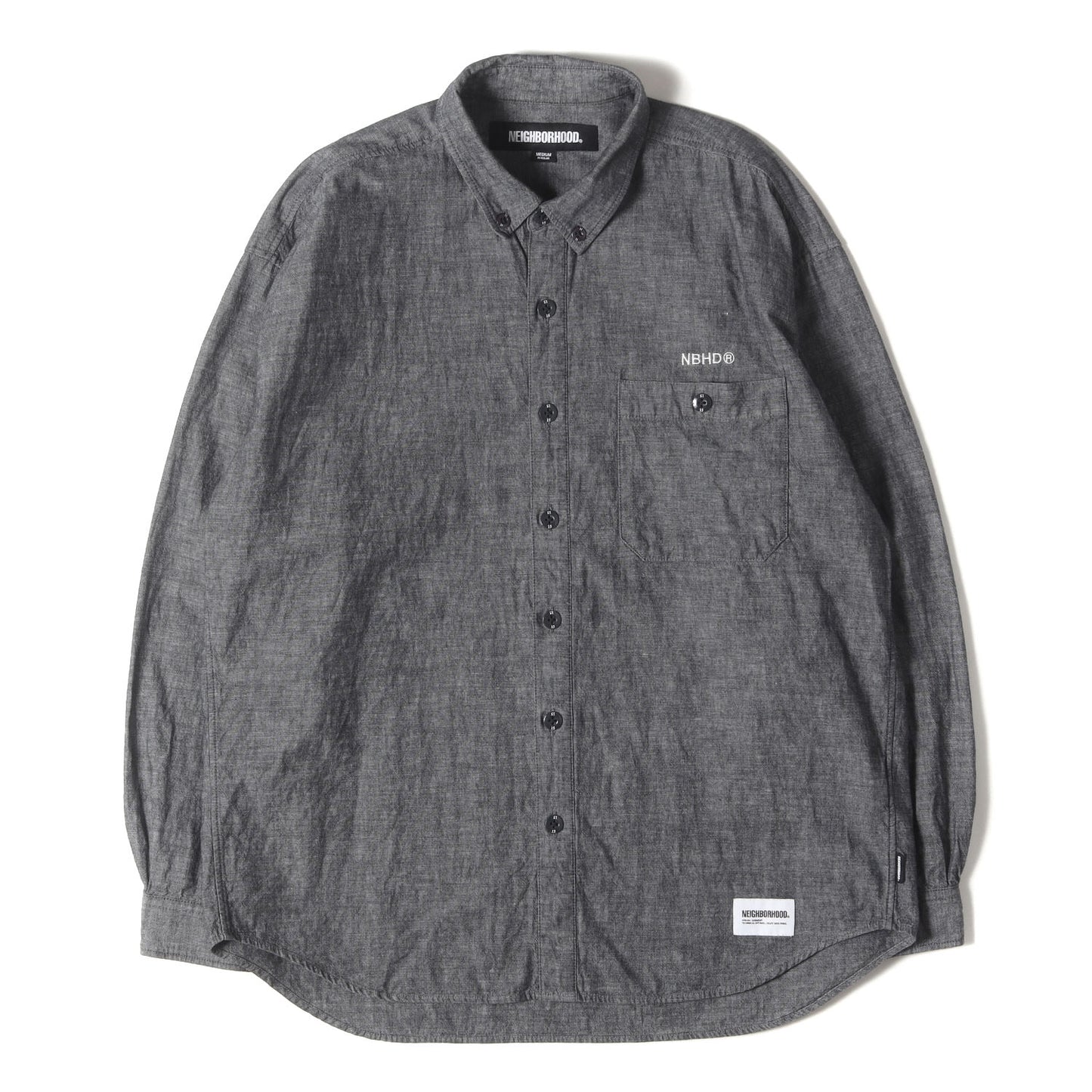 24AW ボタンダウン シャンブレーシャツ(CHAMBRAY BD SHIRT LS)