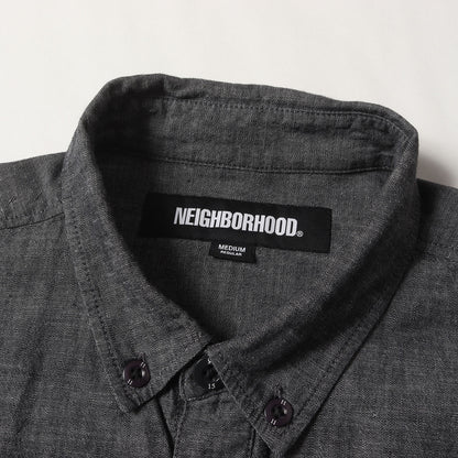 24AW ボタンダウン シャンブレーシャツ(CHAMBRAY BD SHIRT LS)