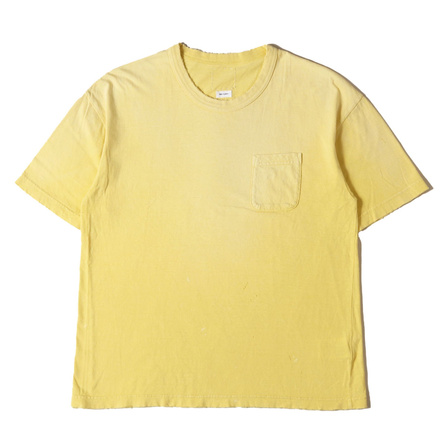 23SS クラッシュ加工 ジャンボ ポケット Tシャツ(JUMBO TEE S/S CRASH)