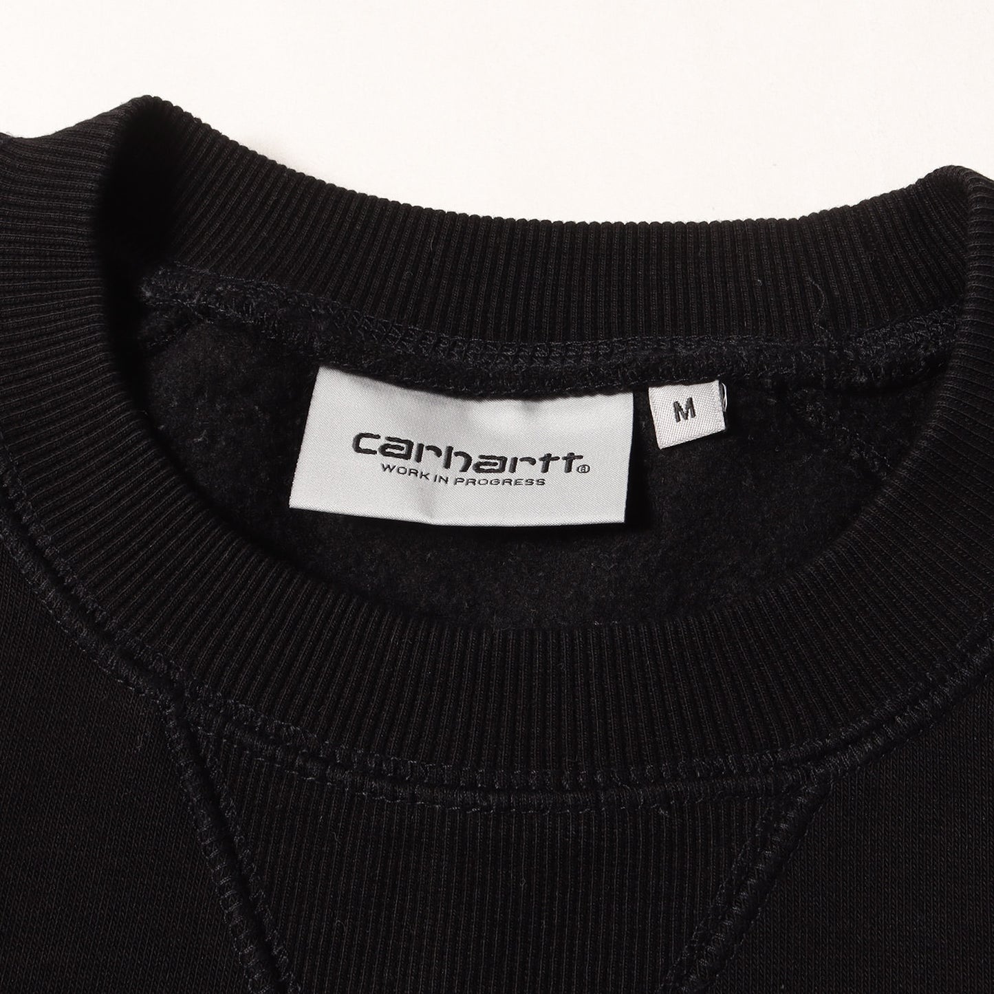 22SS ×Carhartt ロゴ刺繍 前V ラグラン スウェット(CUSTOM CHASE SWEATSHIRT)