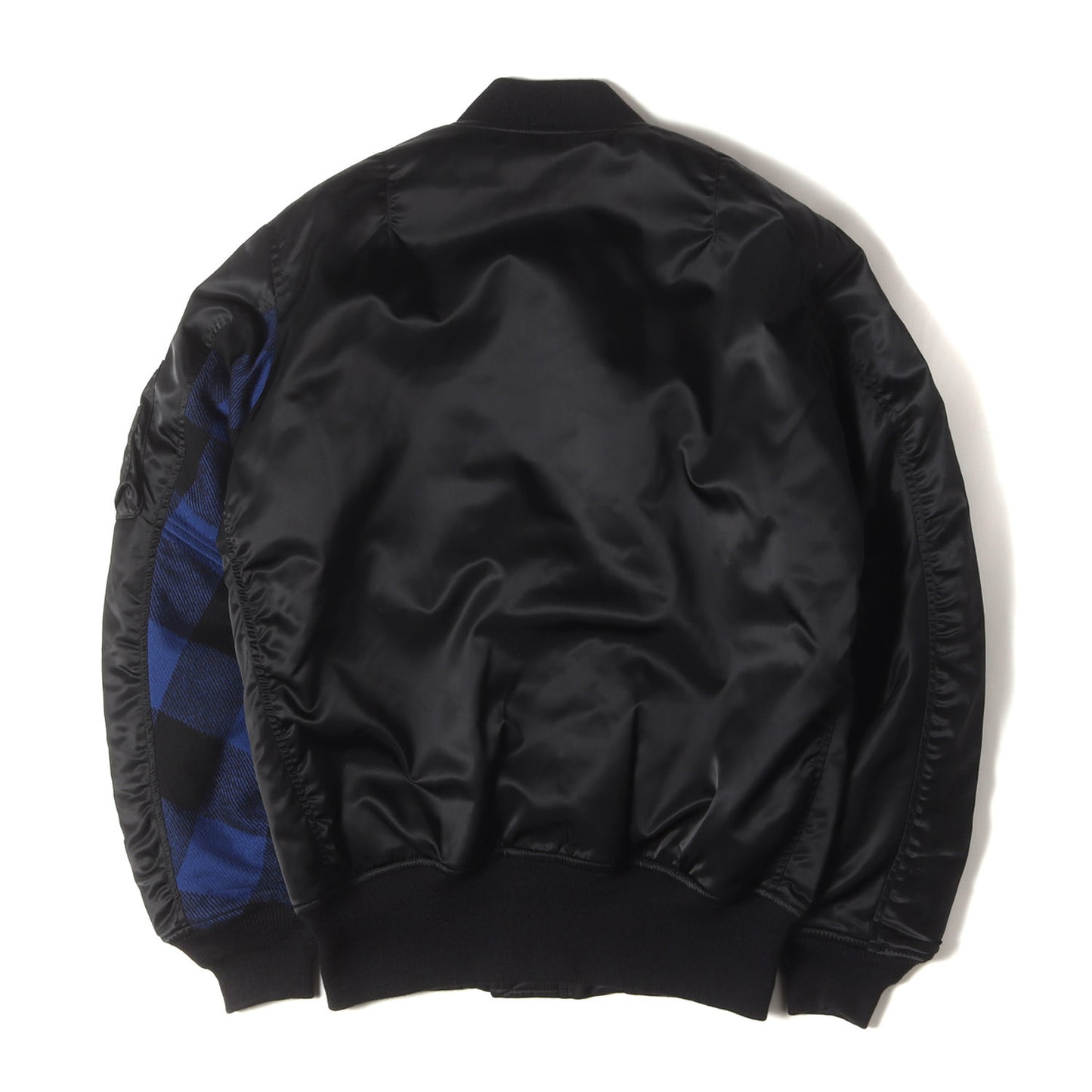 24AW 袖チェックネルカスタム MA-1 フライトジャケット(MA-1)