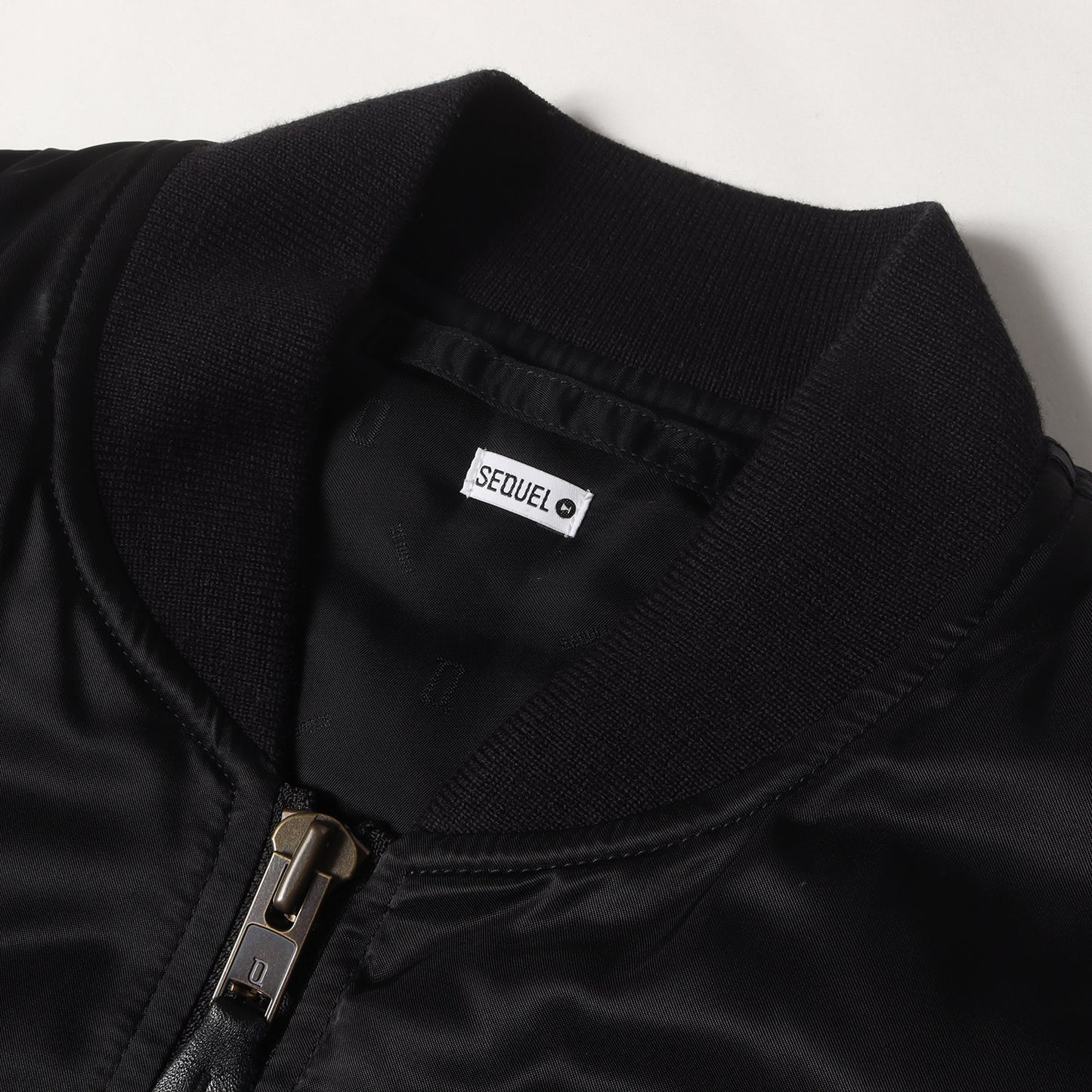 24AW 袖チェックネルカスタム MA-1 フライトジャケット(MA-1)