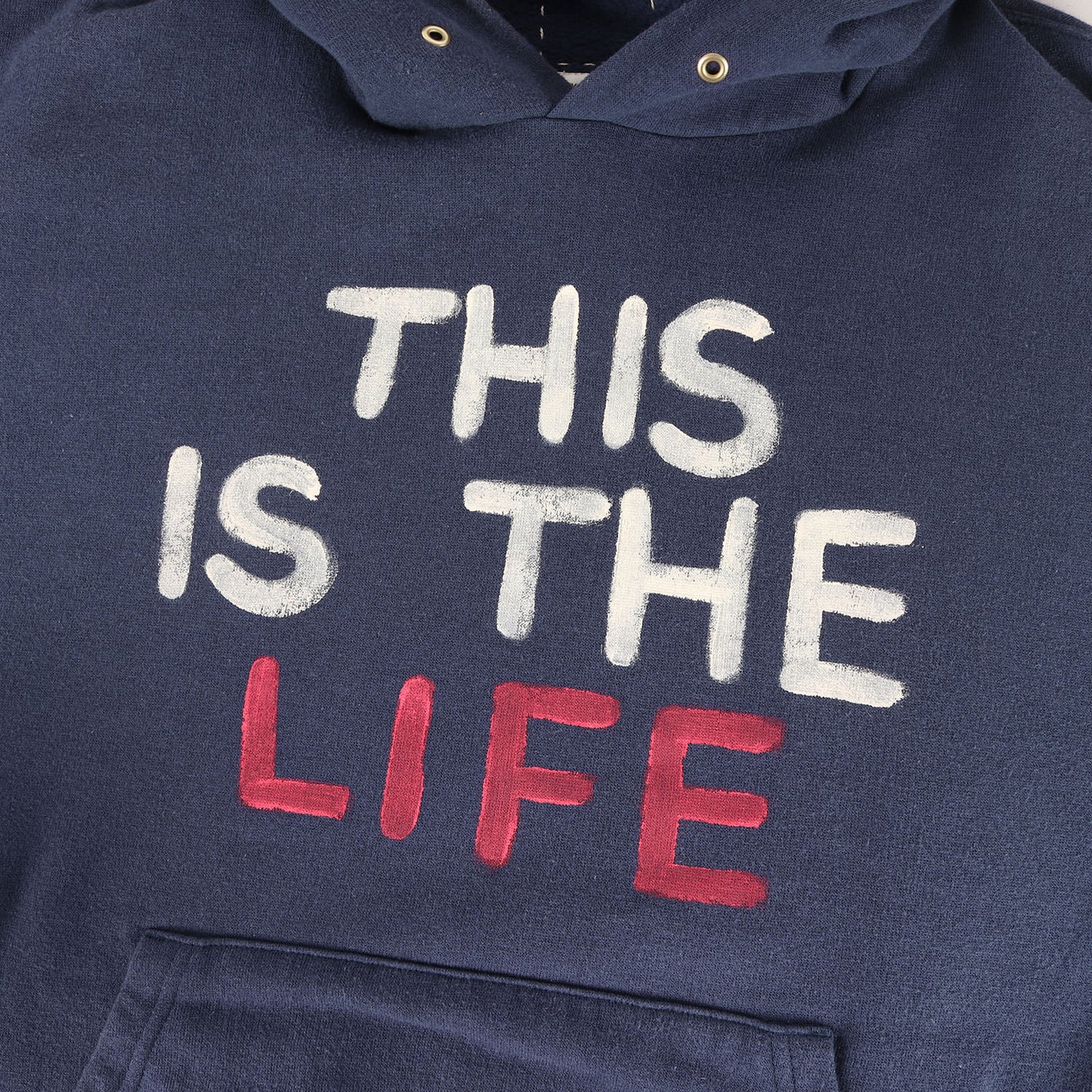 フラッグシップ限定 ハンドペイント スウェットパーカー(AMPLUS HOODIE P.O. T.I.T.L.)