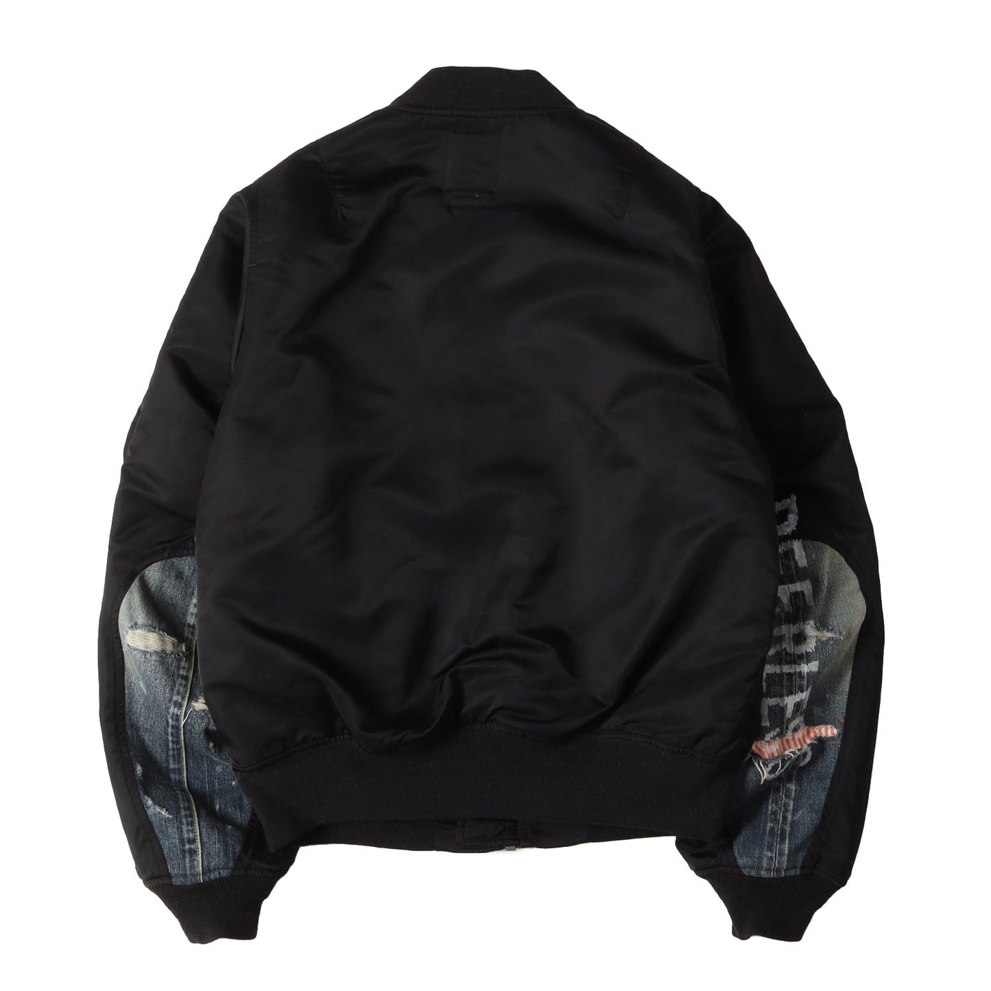 F.I.L限定 袖デニムカスタム MA-1 フライトジャケット(THORSON JKT COLLAGE)