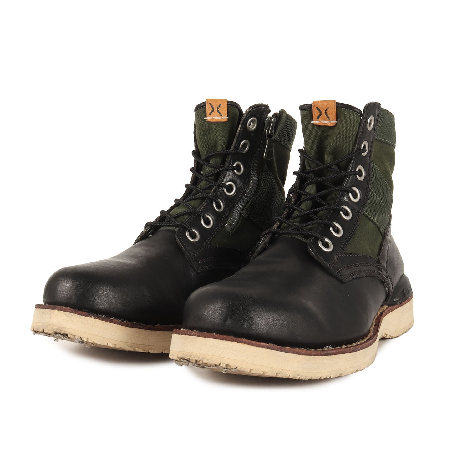 7ホール ミリタリーレザーブーツ(7-HOLE 73-FOLK VEGGIE)