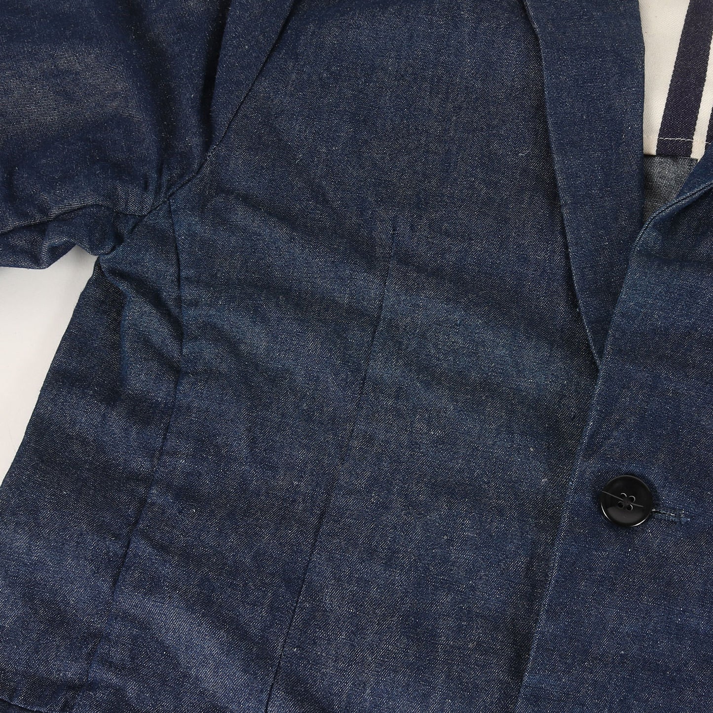 コットン/リネン デニム 2B ワークコート