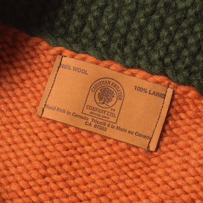 ナンバリング / ノルディック柄 ショールカラー フルジップ カウチンニット