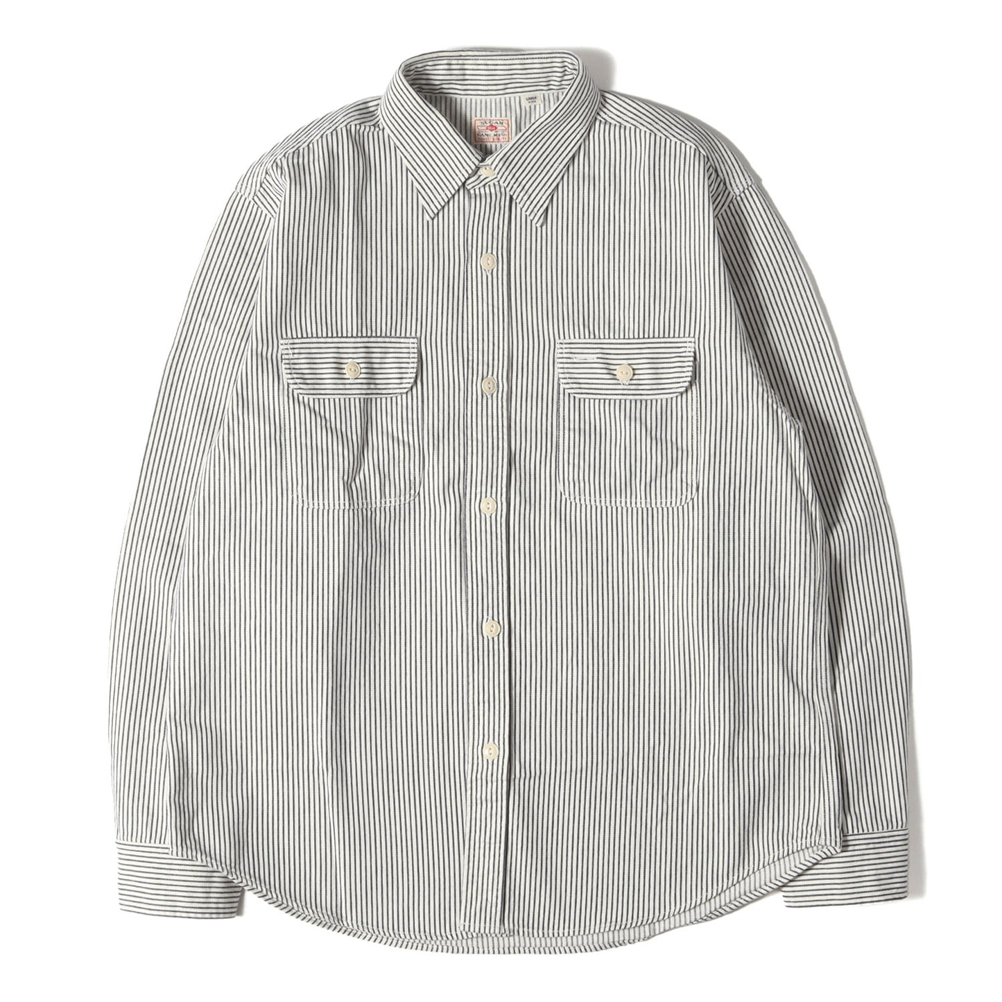 [現行モデル] ヒッコリー ストライプ ワークシャツ (HICKORY STRIPE WORK SHIRT) SC27853