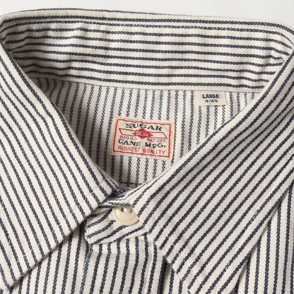 [現行モデル] ヒッコリー ストライプ ワークシャツ (HICKORY STRIPE WORK SHIRT) SC27853
