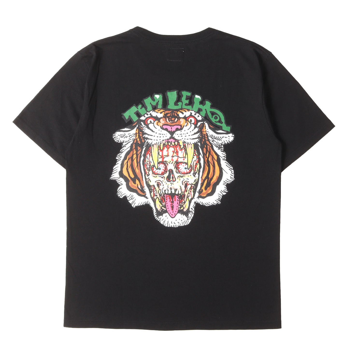 21SS ×TIM LEHI タイガー&スカル Tシャツ(USA BODY CREW NECK T-SHIRT)