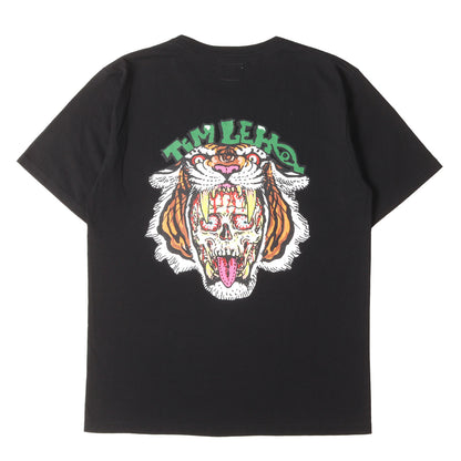 21SS ×TIM LEHI タイガー&スカル Tシャツ(USA BODY CREW NECK T-SHIRT)