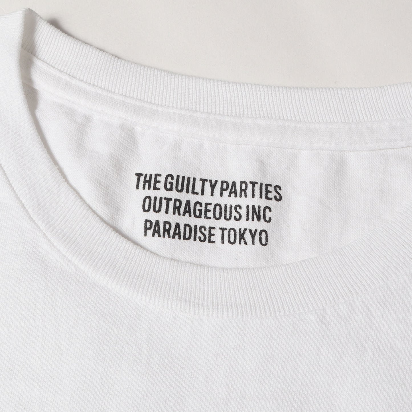 22AW ブランドロゴ刺繍 ロングスリーブ Tシャツ(LONG SLEEVE T-SHIRT)