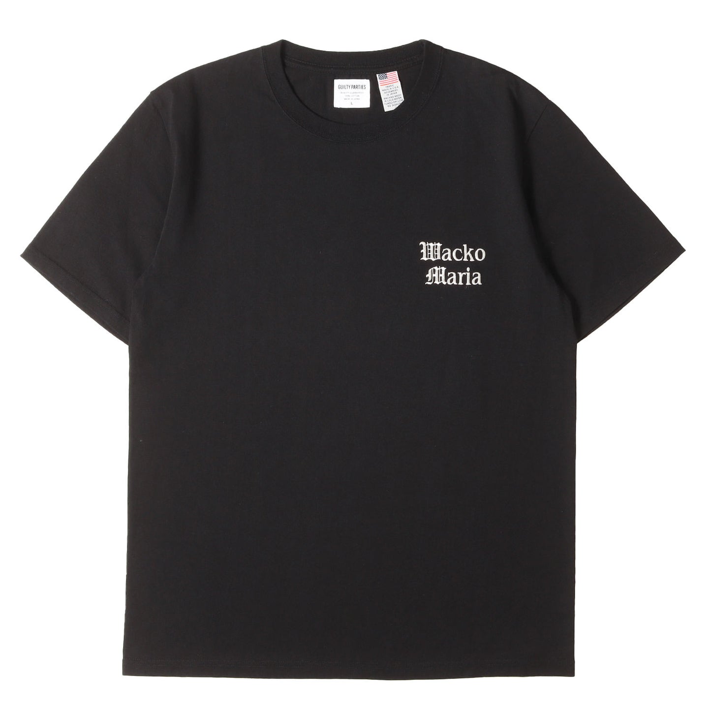 23SS ブランドロゴ刺繍 ヘビーウェイト Tシャツ(USA BODY CREW NECK T-SHIRT)
