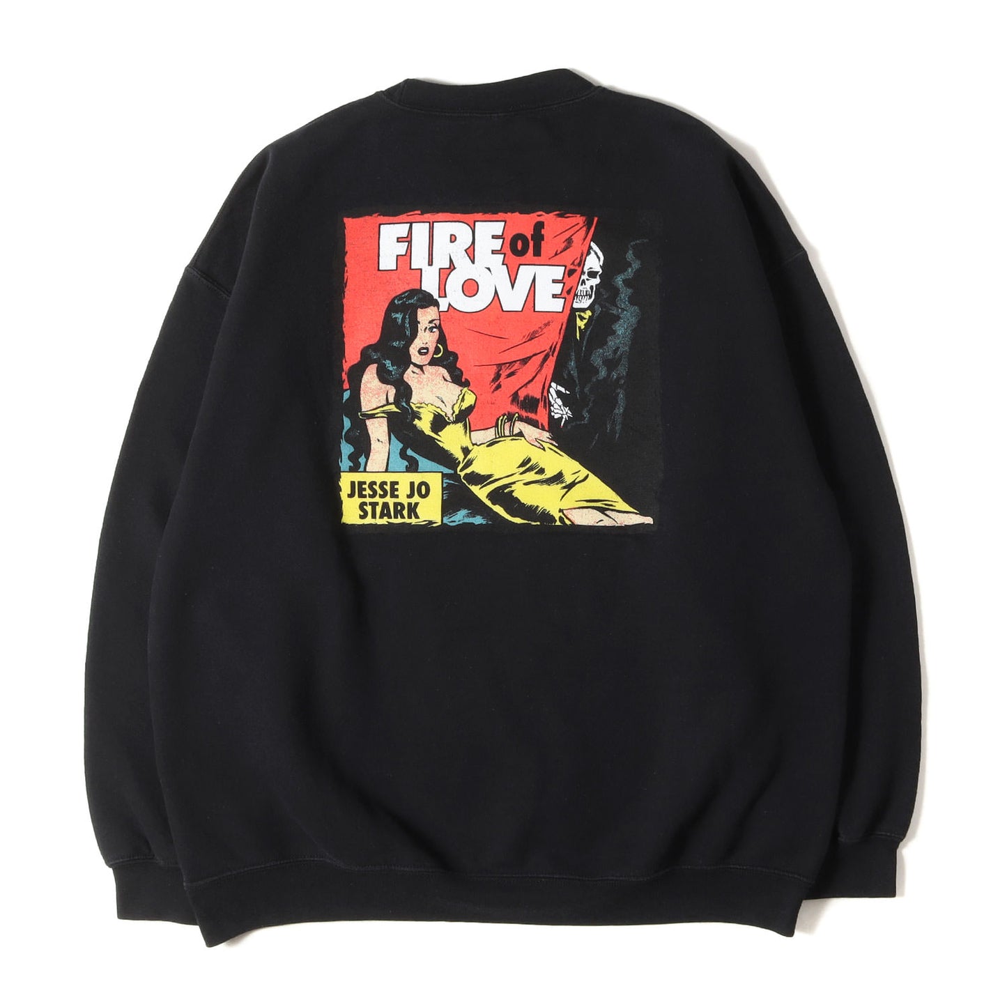 アメコミ グラフィック クルーネック スウェット