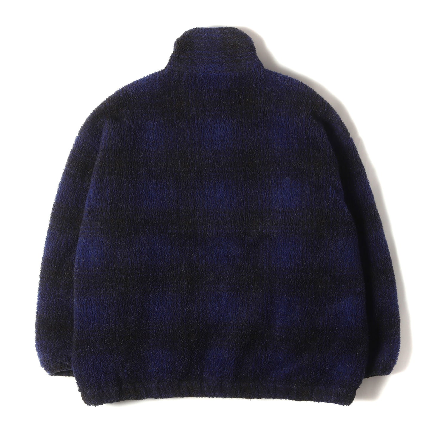 20AW オンブレチェック フリースボア トラックジャケット(Ombre Boa Check Track Jacket)