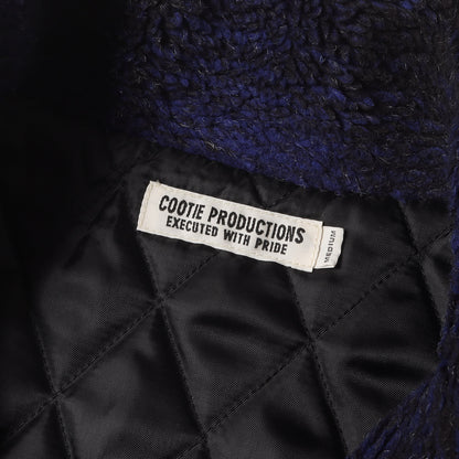 20AW オンブレチェック フリースボア トラックジャケット(Ombre Boa Check Track Jacket)