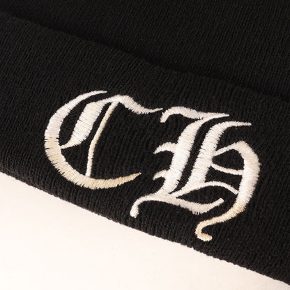 オールドモデル CHロゴ刺繍 ニットビーニー / ワッチキャップ(WATCH CAP)