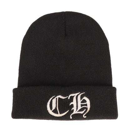 オールドモデル CHロゴ刺繍 ニットビーニー / ワッチキャップ(WATCH CAP)