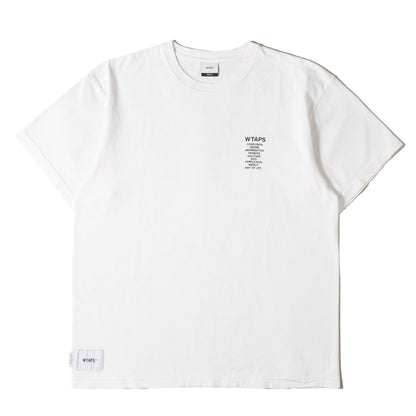 24SS ブランドロゴ Tシャツ(INGREDIENTS / SPEC / SS / COTTON)