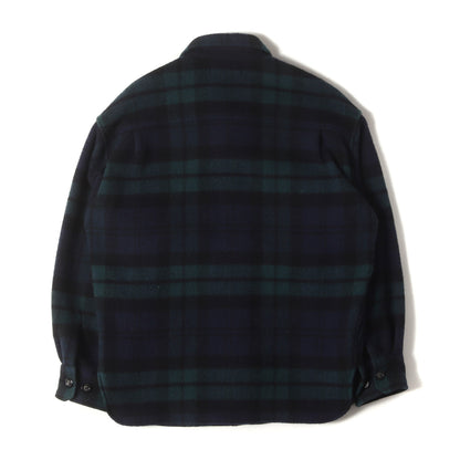 24AW モッサウール チェック シャツジャケット(WCPO 02 / JACKET / WOPL. MOSSER. TEXTILE)