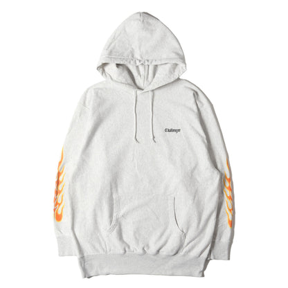 23AW フレイムプリント スウェットパーカー(FLAMES HOODIE)