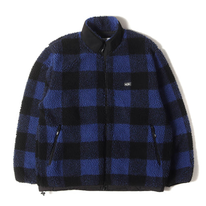 24AW バッファローチェック フリースボア ジャケット(BUFFALO PLAID BOA JACKET)