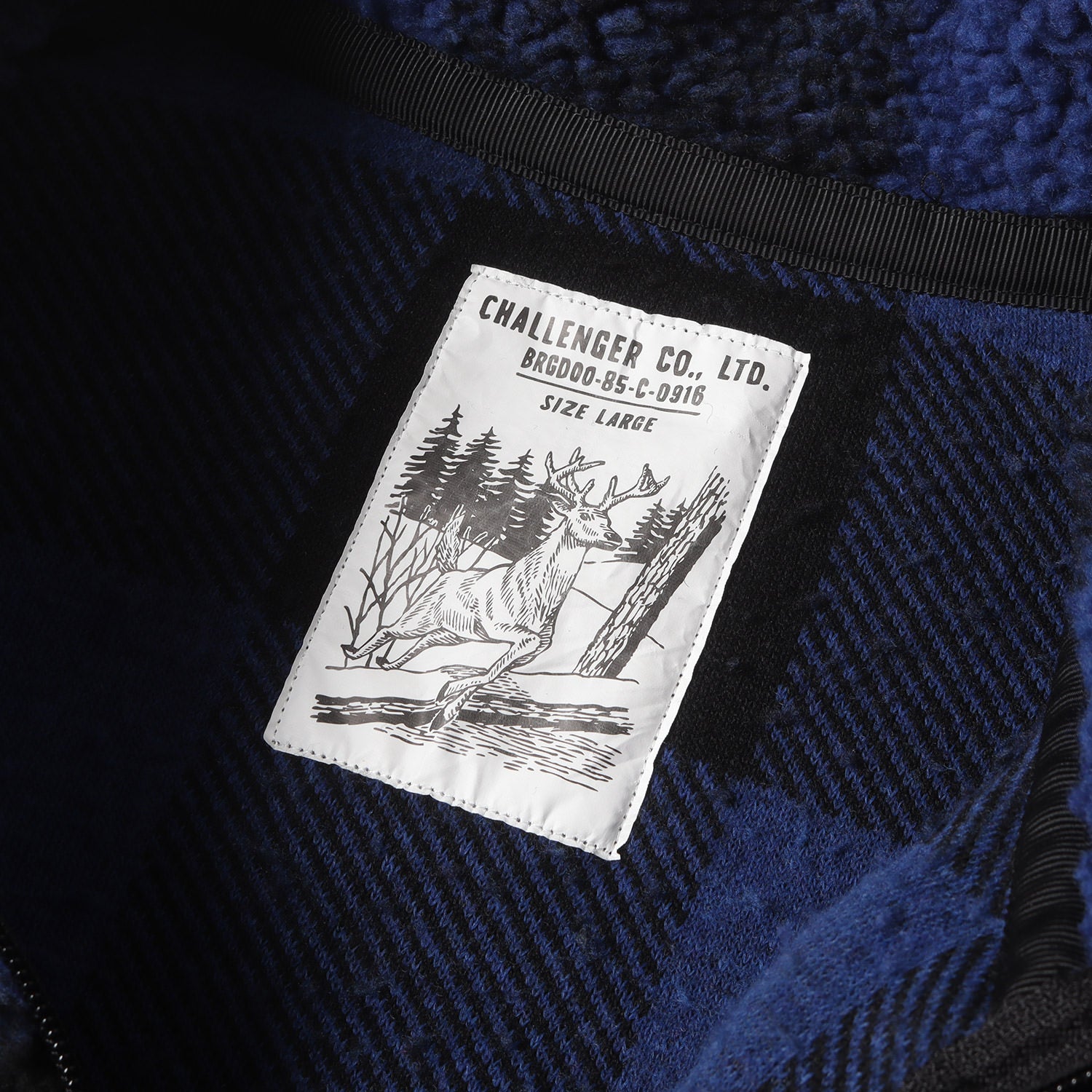 24AW バッファローチェック フリースボア ジャケット(BUFFALO PLAID