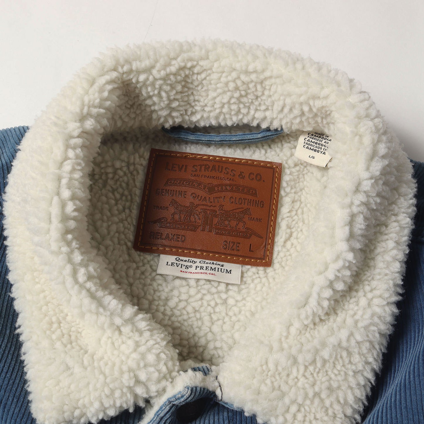[リーバイスプレミアム] コーデュロイ シェルパボア 3rd トラッカージャケット (Relaxed FIT Sherpa Trucker)